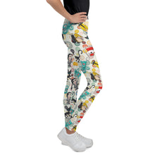Load image into Gallery viewer, Buttons Youth Leggings