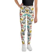 Load image into Gallery viewer, Buttons Youth Leggings