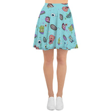 Load image into Gallery viewer, Zombie Halloween Skater Skirt