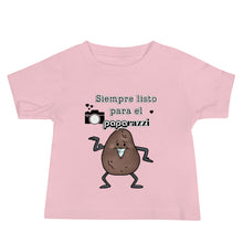 Load image into Gallery viewer, Baby Jersey Short Sleeve Tee Siempre listo para el Paparazzi