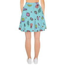 Load image into Gallery viewer, Zombie Halloween Skater Skirt