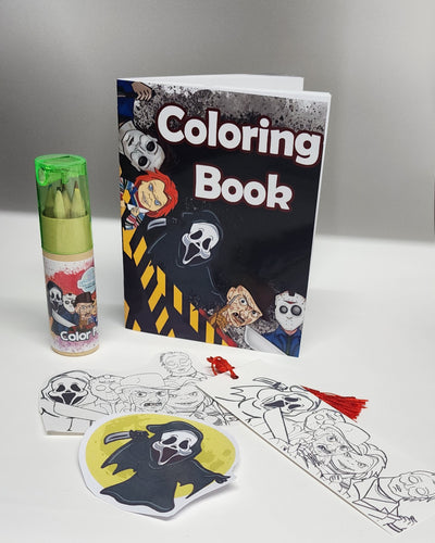 SPOOKY AND CUTE Coloring book