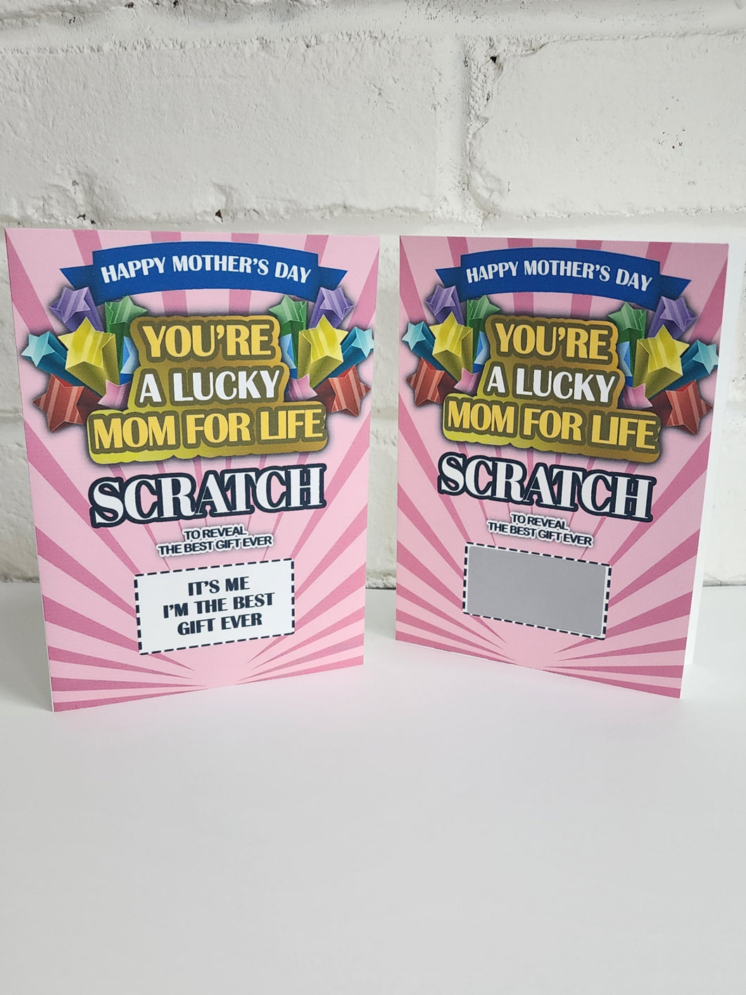 Mother's day scratch off card