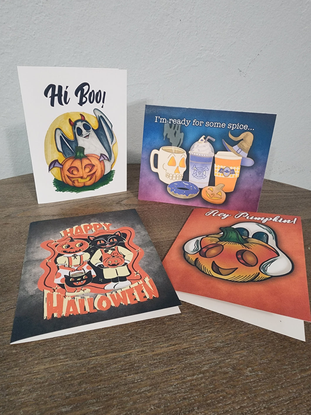 Halloween greeting card bundle