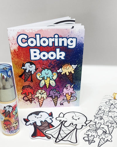 ICE CREAM Coloring book