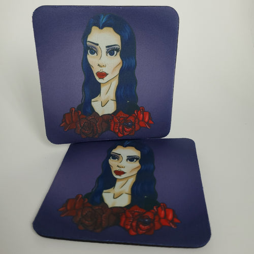 Goth Mom Foam Coaster