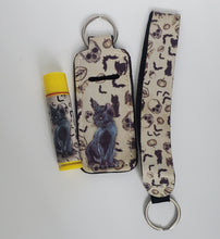 Load image into Gallery viewer, BLACK CAT chapstick and wristlet