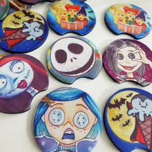 Load image into Gallery viewer, Button Eyes Mini Coaster Set