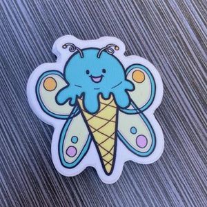 Butterfly Ice Cream Vinyl Sticker