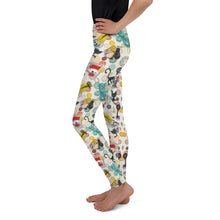 Load image into Gallery viewer, Buttons Youth Leggings