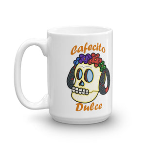 Cafecito Dulce Mug | LatinX Sugar Skull | Day of the Dead