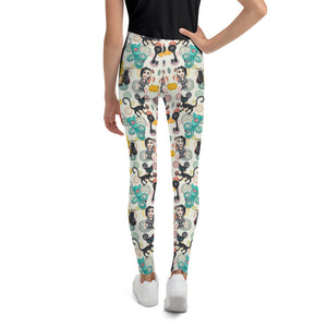 Buttons Youth Leggings