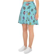Load image into Gallery viewer, Zombie Halloween Skater Skirt
