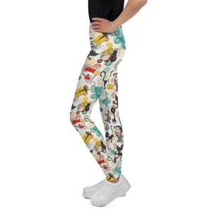 Buttons Youth Leggings